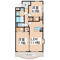 ルミエール常入の物件間取画像